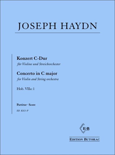 Cover - Haydn, Violinkonzert C-Dur (Hob. VIIa: 1)